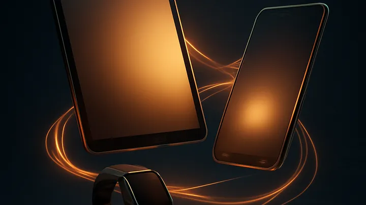 1111BT COM Multiple devices floating in harmony